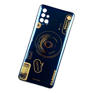 Foto 1 | Funda Triche para Samsung Galaxy M51 Diseño Cámara Vintage color Negro