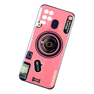 Foto 1 | Funda Triche para Realme Narzo 30 5G Diseño Cámara Vintage color Rosa
