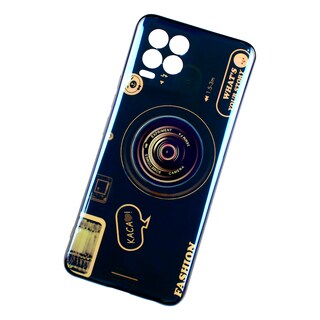 Foto 1 | Funda Triche para Realme 8 / Realme 8 Pro Diseño Cámara Vintage color Negro