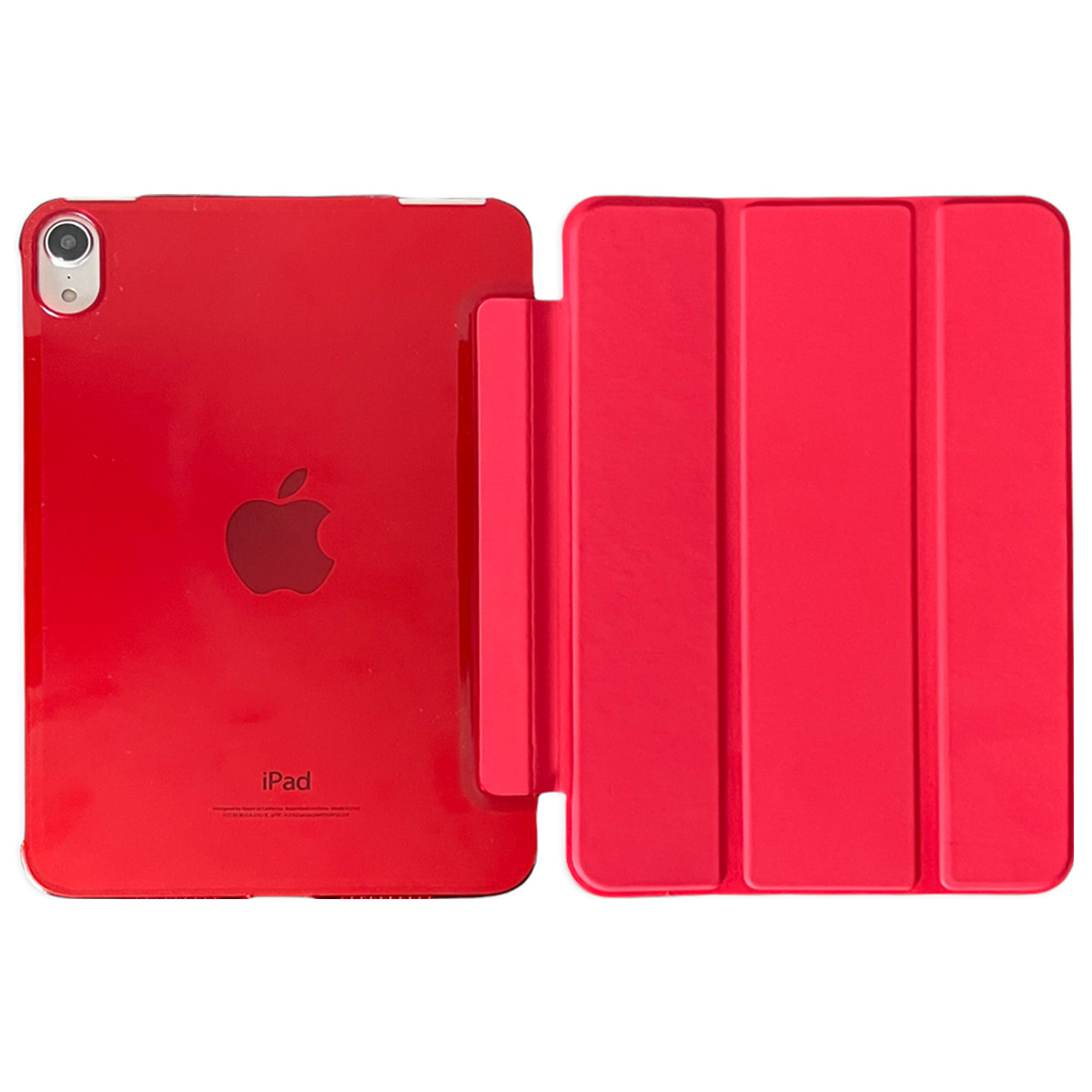 Foto 4 pulgar | Funda Inteligente para iPad Mini 6 más Cubierta Trasera Rojo