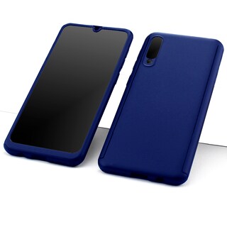Foto 1 | Funda Triche color Azul Diseño 360 Grados Incluye Cristal Templado para Galaxy A50 A505