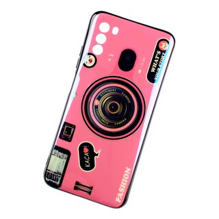 Foto 1 | Funda Triche para Xiaomi Poco M3 Diseño Cámara Vintage color Rosa