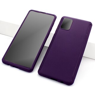 Foto 1 | Funda Triche Diseño 360 grados con Cristal Templado Para Galaxy A71-A715 Color Púrpura