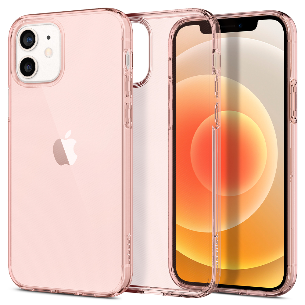 Funda para iPhone 12 Mini  Spigen Crystal Flex color Rosa