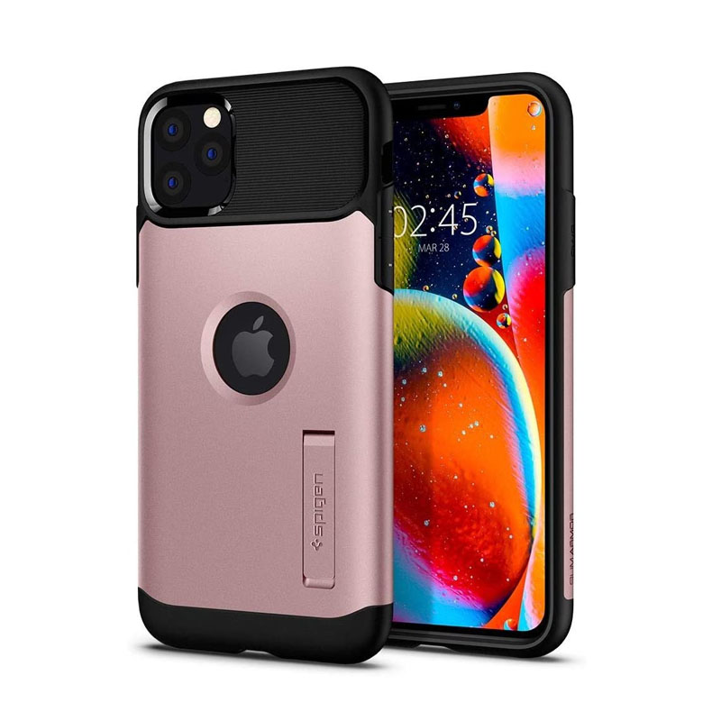 Funda Spigen Slim Armor Uso Rudo color Rosa para iPhone 11 Pro