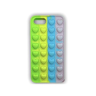 Foto 1 | Funda para iPhone 6s 7 8 Plus Arcoíris Pop It de Corazones