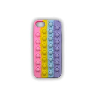 Foto 1 | Funda para iPhone 6 7 8 Se de Arcoíris de Burbuja Antiestrés Pop It