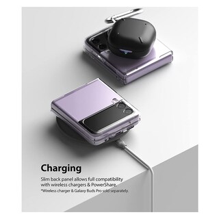 Foto 3 | Funda Galaxy Z Flip 3 Slim Ringke Elegante Transparente