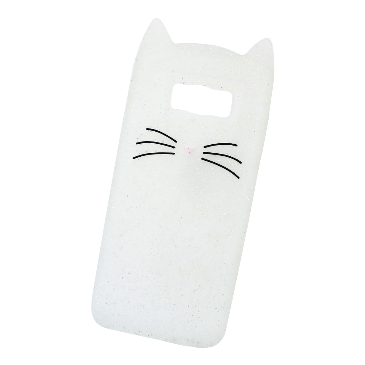Foto 2 pulgar | Funda Triche Diseño Botarga De Gato Bigotes Para Galaxy S8 Color Blanco