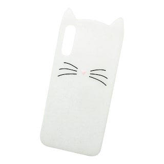 Foto 1 | Funda Triche color Blanco con Diseño Botarga de Gato Bigotes para Galaxy A70 ( A705 )
