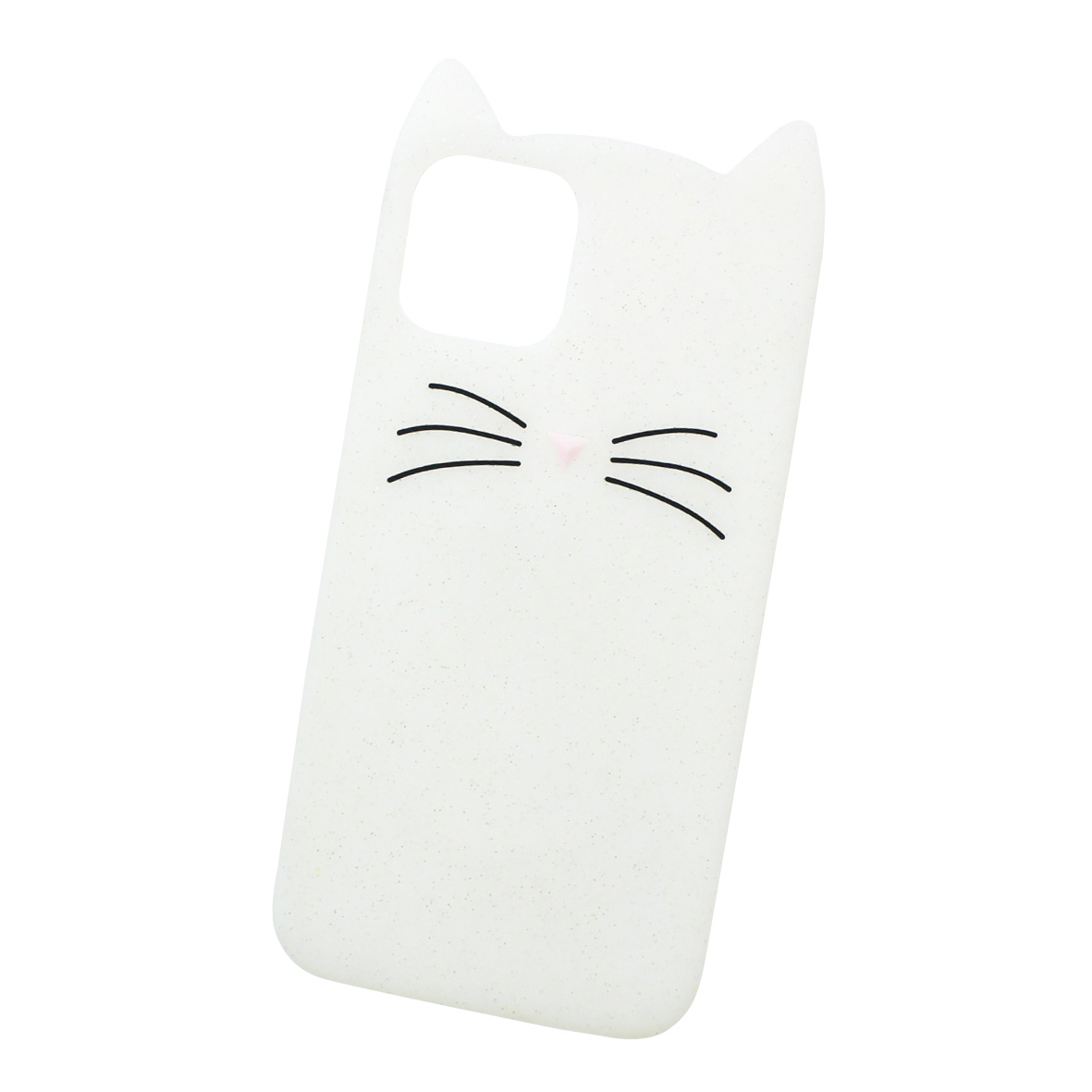 Foto 2 pulgar | Funda Triche color Blanco Diseño Botarga de Gato Bigotes para iPhone 11 Pro Maxi