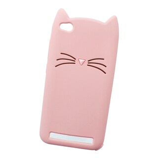 Foto 1 | Funda Triche Diseño Botarga de Gato Bigotes para Xiaomi Redmi 5a color Rosa