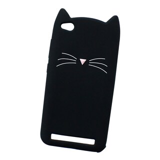 Foto 1 | Funda Triche Diseño Botarga de Gato Bigotes para Xiaomi Redmi 5a color Negro