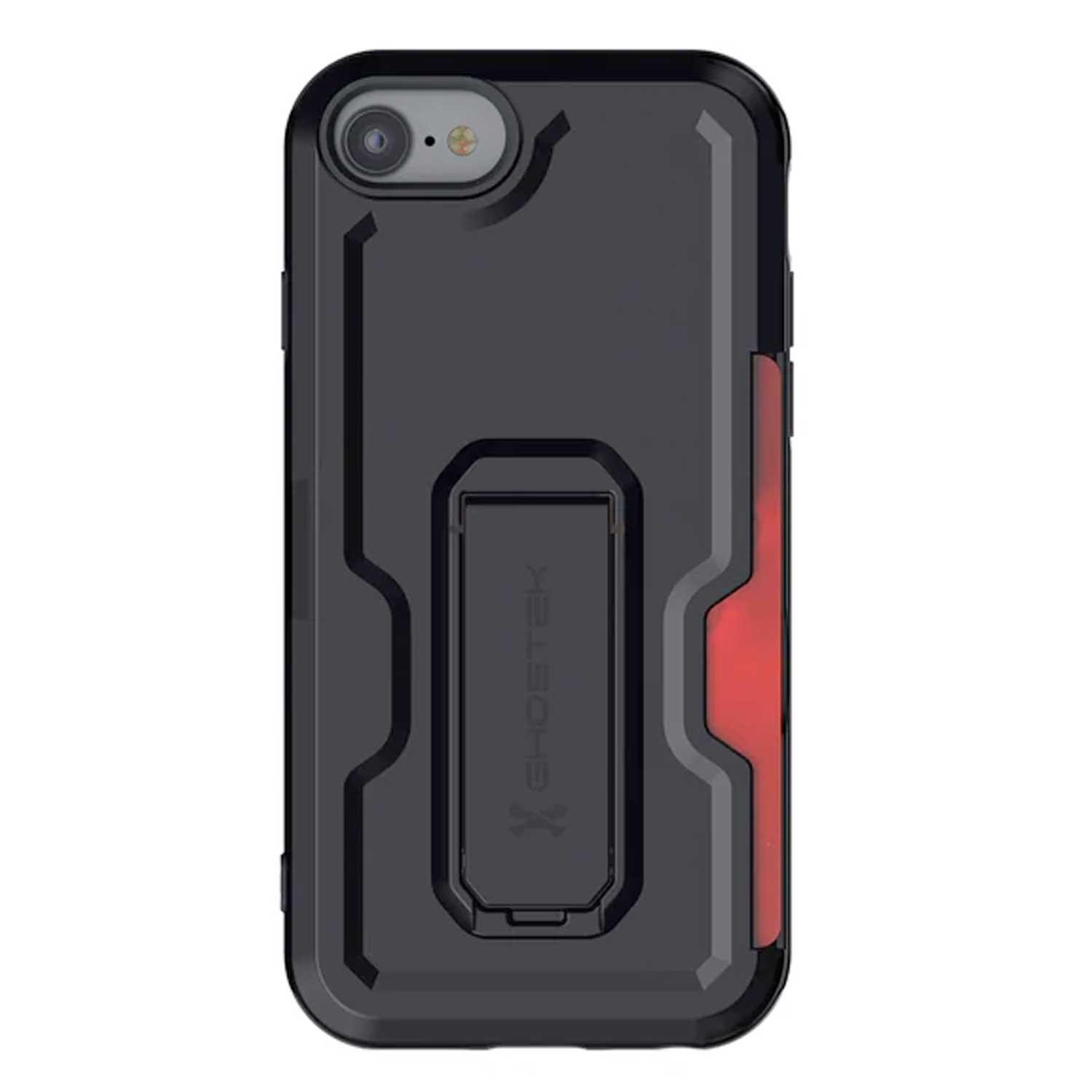 Foto 3 pulgar | Funda Ghostek Iron Armor para iPhone 8 Plus y 7 Plus color Negro con Clip y Mica