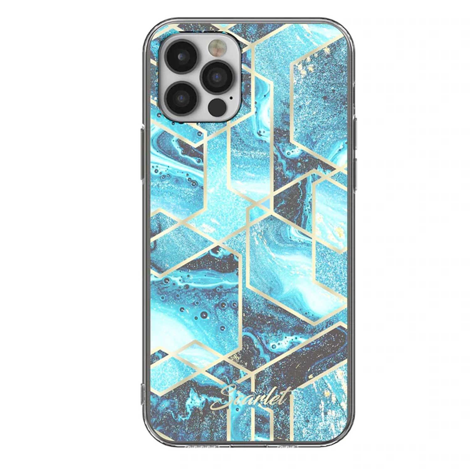 Foto 2 | Funda Ghostek Scarlet para iPhone 12 Pro Max color Azul Waves