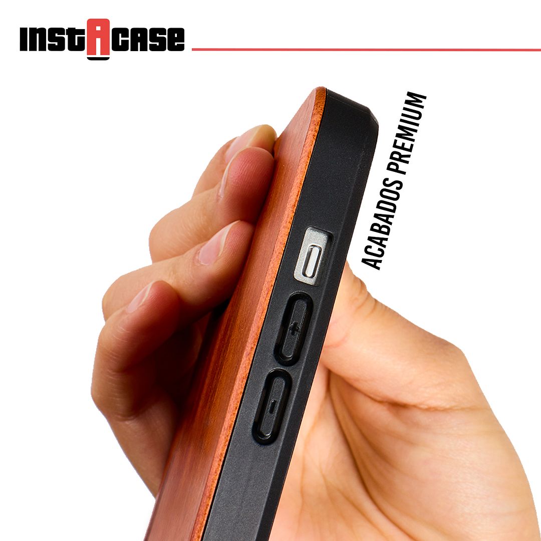 Foto 2 | Funda de Madera Rosewood para iPhone 13 Pro Ultra Impacto Uso Rudo