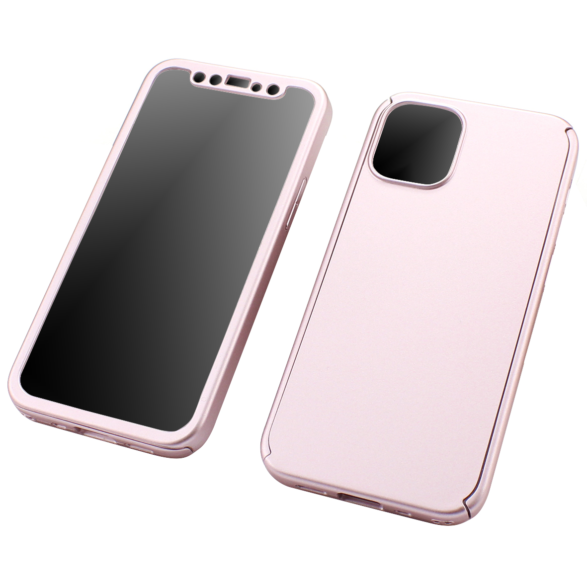 Funda Triche Diseño 360° Incluye Cristal Templado para iPhone 12 / iPhone 12 Pro color Rosa
