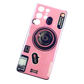 Foto 1 | Funda Triche Para Samsung Galaxy S21 Ultra Diseño Cámara Vintage Color Rosa