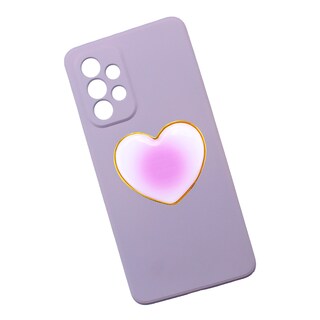 Foto 1 | Funda Triche Diseño Lisa Corazón para Samsung Galaxy A53 5g | ( A536 ) color Púrpura