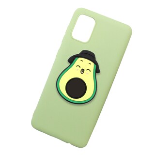 Foto 1 | Funda Triche para Samsung Galaxy A31 Diseño Aguacate Sombrero Liso 2 color Verde