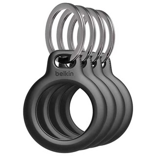 Foto 3 | Soporte Protector con Llavero Belkin 4 pz color Negro