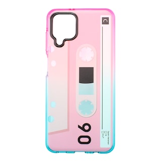 Foto 1 | Funda Triche para Samsung Galaxy A22 4g Diseño Cassette color Rosa/ Azul