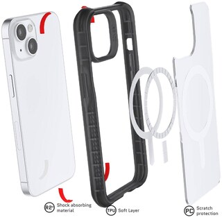 Foto 3 | Funda Ghostek Covert Para iPhone 14 Plus Humo Transparente Magsafe