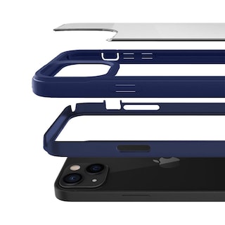 Foto 2 | Funda Prodigee Warrior para iPhone 14 y 13 Transparente color Azul