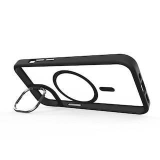 Foto 3 | Funda Prodigee Kickit Magsafe Para iPhone 14 Plus color Negro/ Transparente
