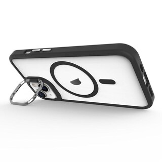 Foto 5 | Funda Prodigee Kickit Magsafe Para iPhone 14 Plus color Negro/ Transparente