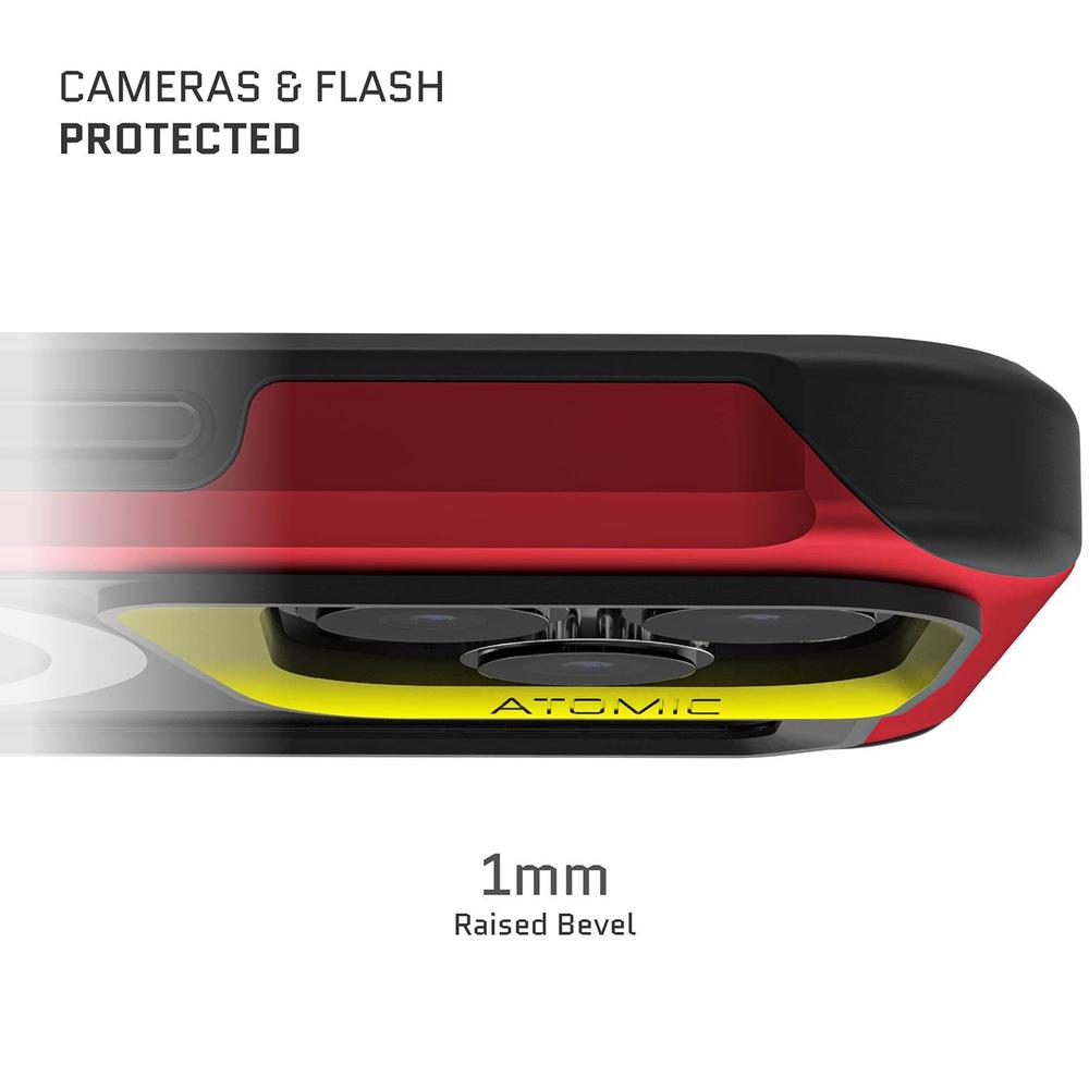 Foto 6 | Funda Ghostek Atomic Para iPhone 14 Pro Max Aluminio Transparente/ Rojo Magsafe