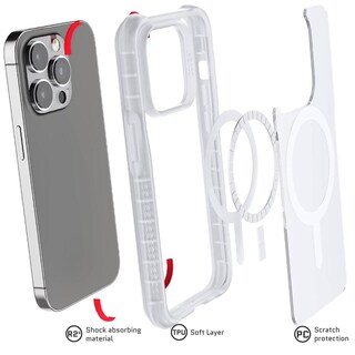 Foto 3 | Funda Ghostek Covert Para iPhone 14 Pro Max Transparente Magsafe