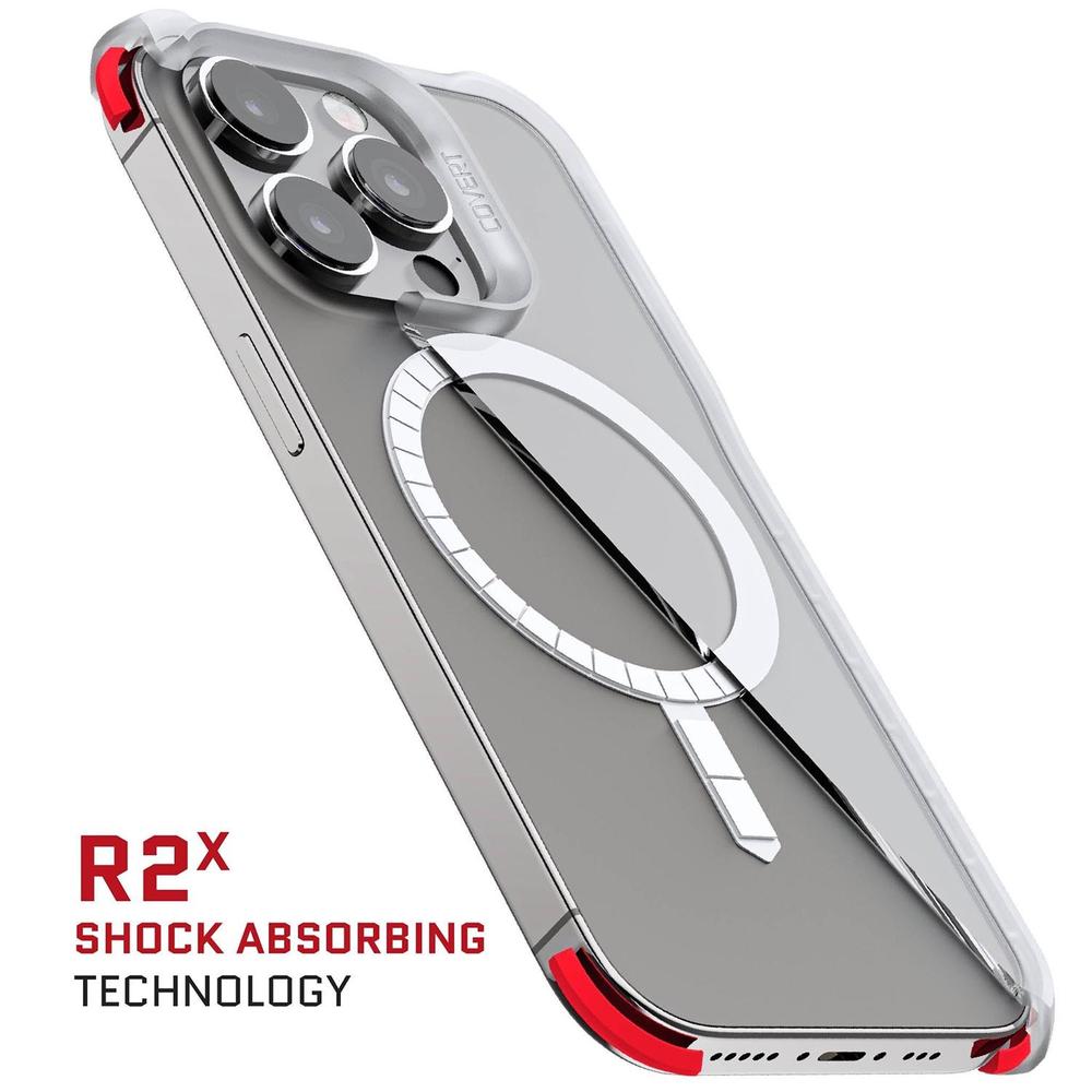Foto 9 pulgar | Funda Ghostek Covert Para iPhone 14 Pro Max Transparente Magsafe