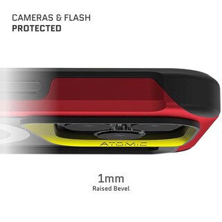 Foto 6 | Funda Ghostek Atomic Para iPhone 14 Pro Aluminio Transparente/ Rojo Magsafe