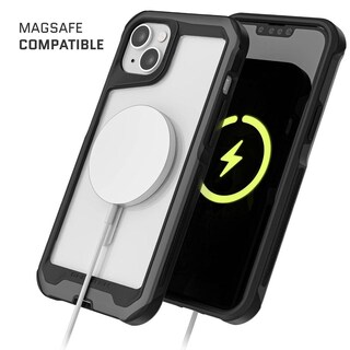Foto 4 | Funda Ghostek Atomic Para iPhone 14 Plus Aluminio Transp Negro Magsafe