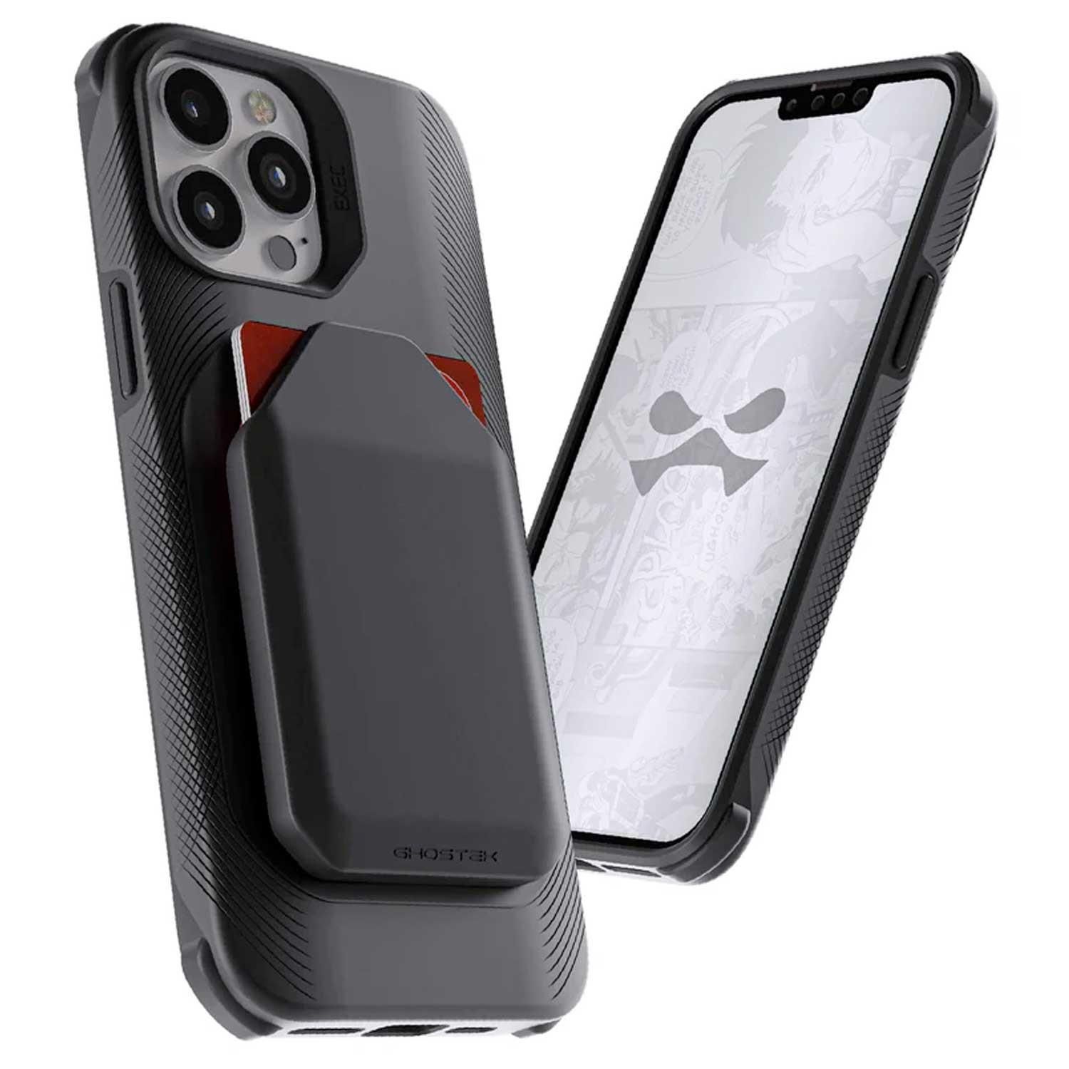 Funda Ghostek Exec para Iphone 13 Pro Max color Negro con Tarjetero