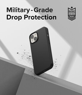 Foto 3 | Funda Ringke color Negro para iPhone 14 de Silicón Semirrígida