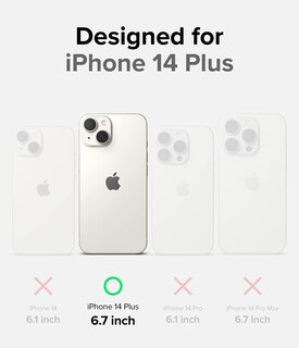Foto 3 | Funda Para Iphone 14 Plus Ringke Onyx Antihuella Negro