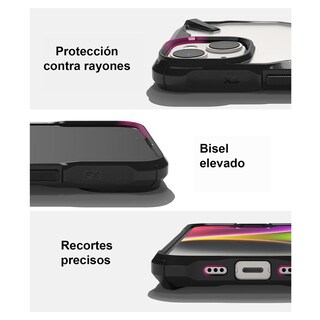 Foto 4 | Funda para iPhone 14 Plus Ringke Fusion X color Negro Grado Militar