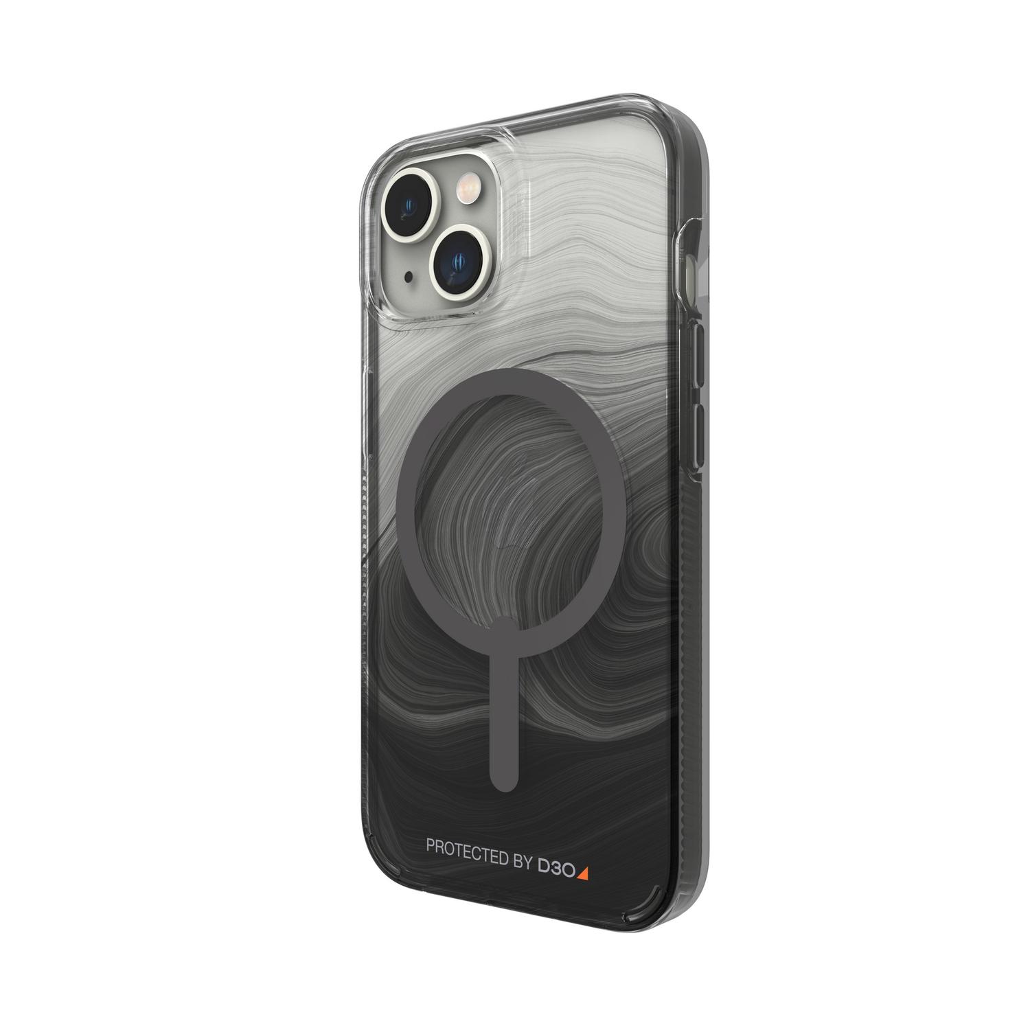 Funda Gear4 Milan Snap Para Iphone 14 - Remolino Negro