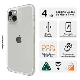 Foto 2 | Funda para Iphone 14 Plus Gear4 Crystal Palace- Transparente