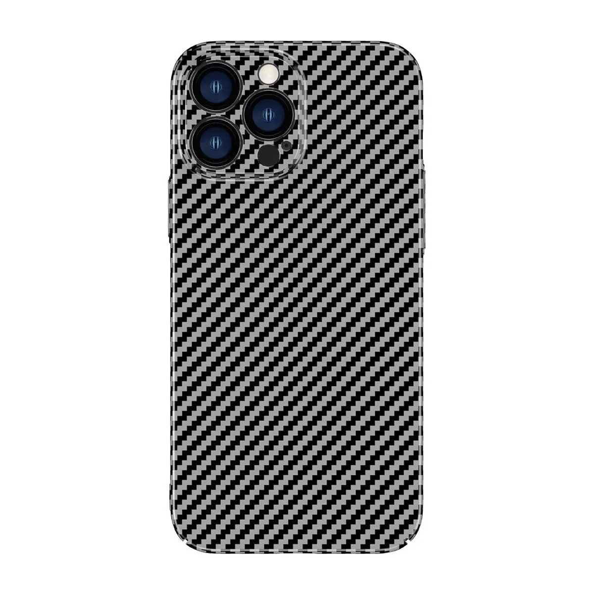 Foto 2 | Funda Premium Netonbox color Gris y Negro Case Texturizada Fibra de Carbono para Iphone 11 Pro Max