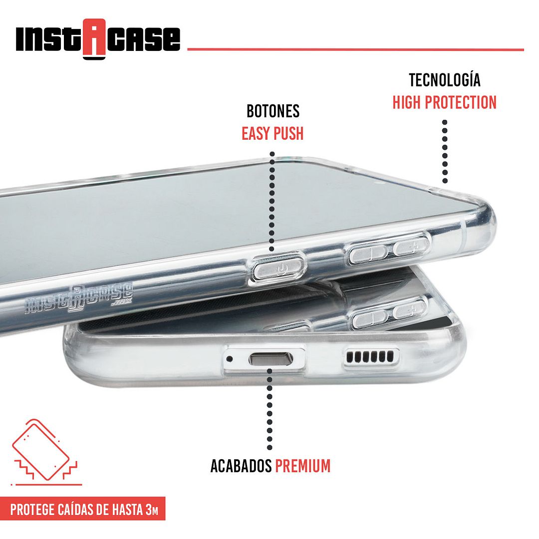 Foto 3 pulgar | Funda Instacase Para Oppo A54 Transparente