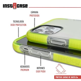Foto 2 | Funda InstaCase color Amarillo para iPhone 11 Pro Max a Prueba de Golpes