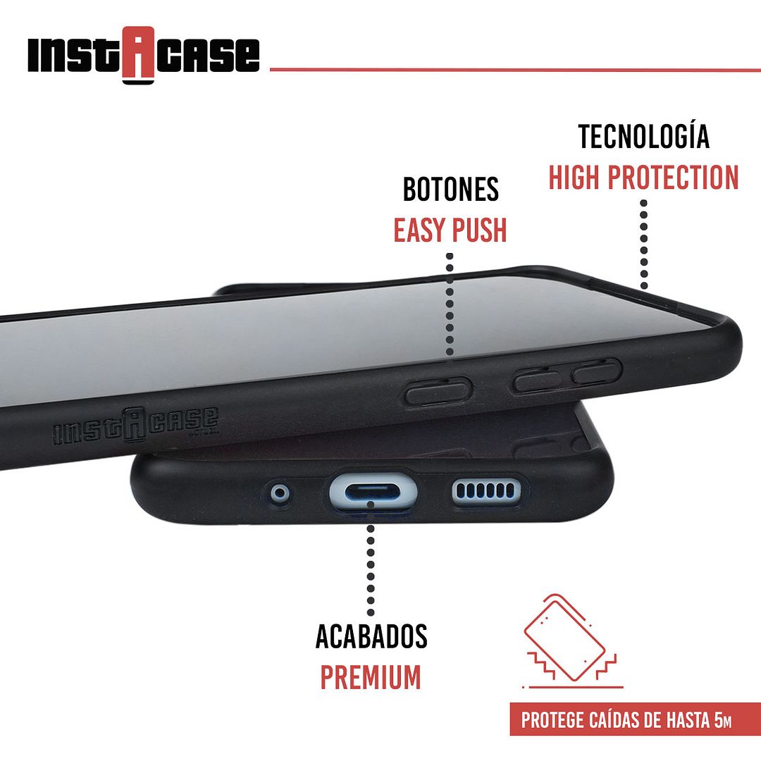 Foto 2 | Funda InstaCase color Negro para Galaxy S20 Ultra