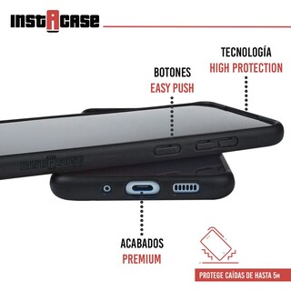 Foto 2 | Funda InstaCase color Negro para Galaxy S20 Ultra