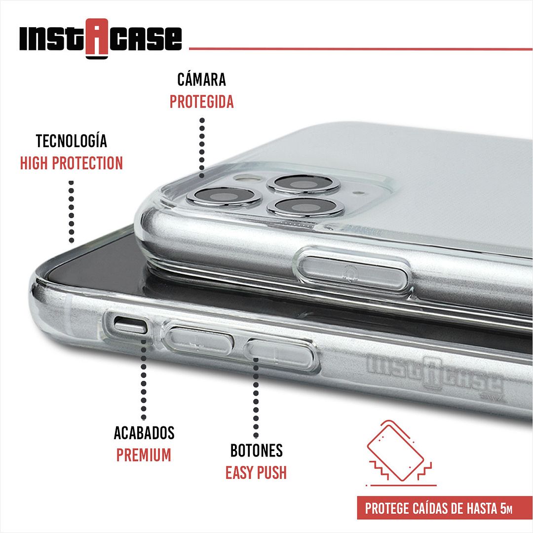 Foto 3 pulgar | Funda InstaCase para iPhone 11 Pro Max color Transparente