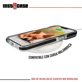 Foto 3 | Funda InstaCase color Negro para iPhone 8 a Prueba de Golpes