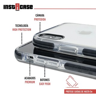 Foto 2 | Funda Instacase Para Iphone X A Prueba De Golpes Negro