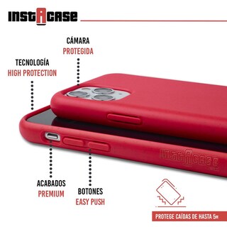 Foto 2 | Funda InstaCase Biodegradable para iPhone 11 Pro color Rojo